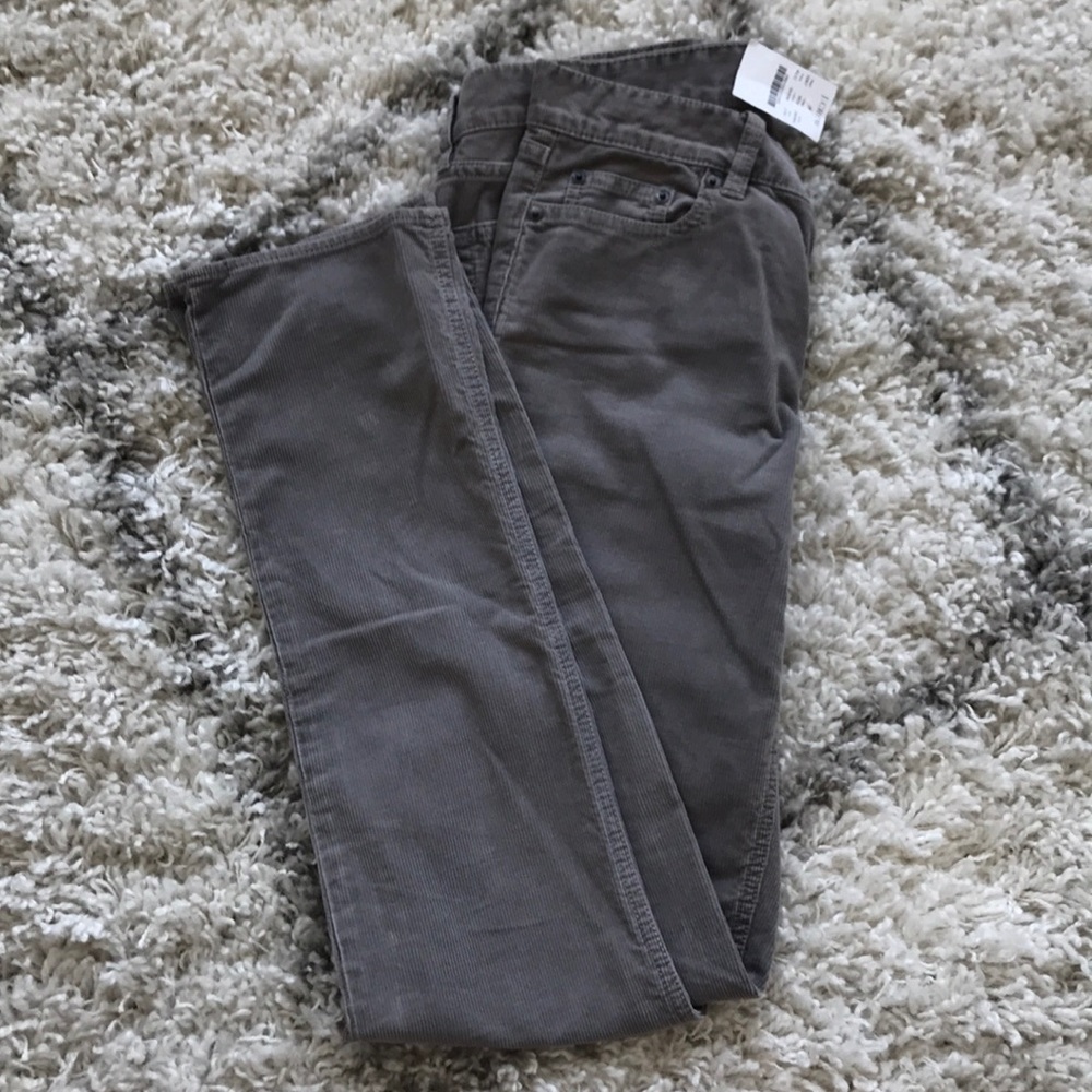JCrew Gray corduroy pants